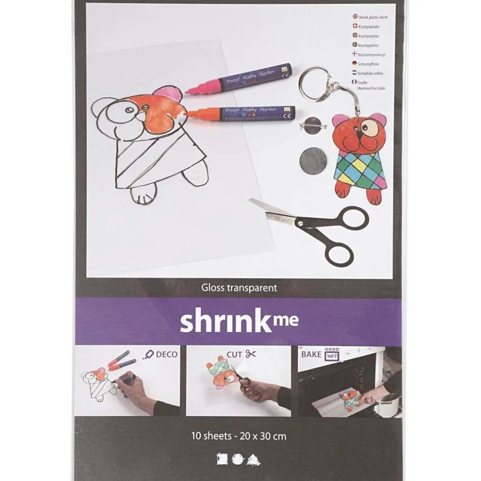 Creativ Company Shrink Plastic Sheets| Shrink Plastic