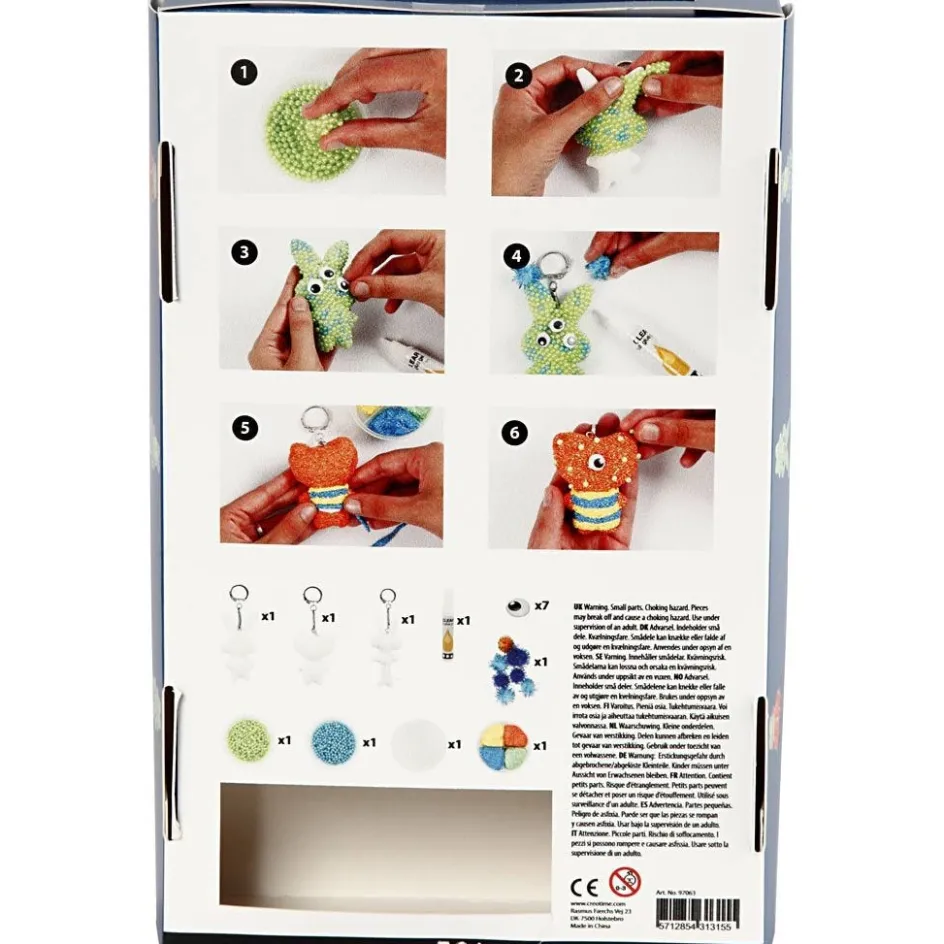 Pearl Clay Space Monsters| Air Drying Clay And Modelling Compounds|Diy-Kits, Modelling And Casting