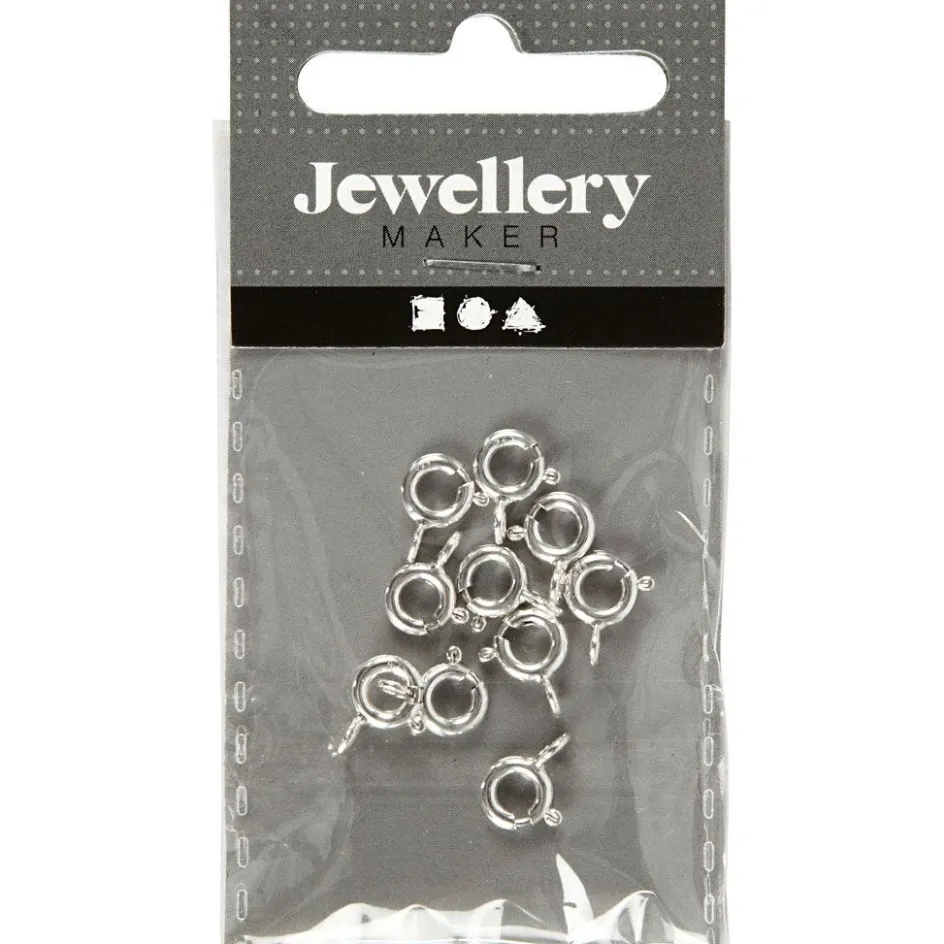 Creativ Company Spring Ring Clasps| Jewellery Making Elements