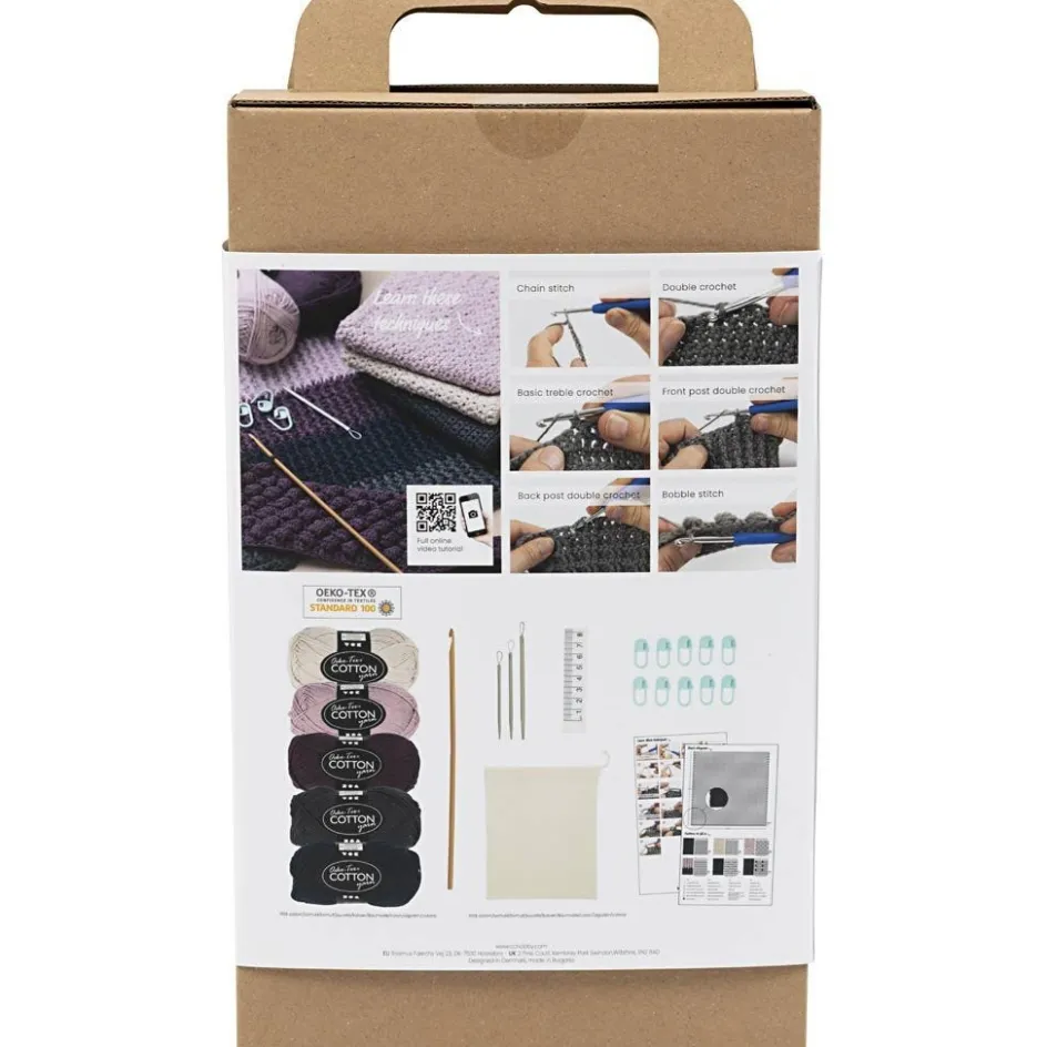 Creativ Company Starter Craft Kit Crochet| Yarn|Diy-Kits, Textiles And Yarn