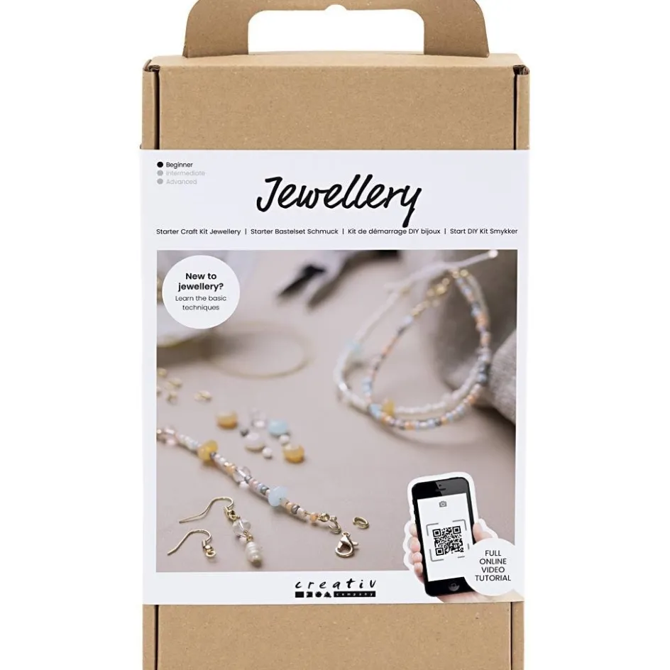 Creativ Company Starter Craft Kit Jewellery Classic Beads| Beads|Diy-Kits, Beads And Jewellery Making