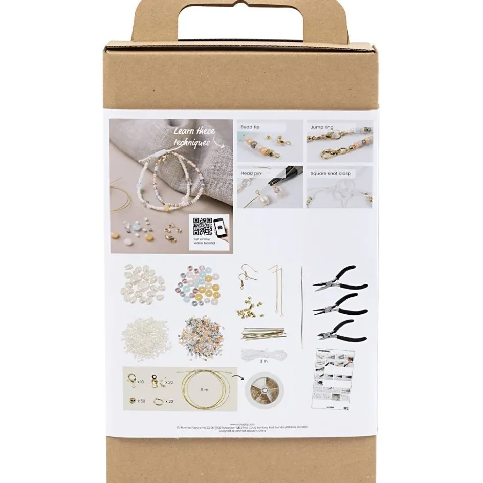 Creativ Company Starter Craft Kit Jewellery Classic Beads| Beads|Diy-Kits, Beads And Jewellery Making