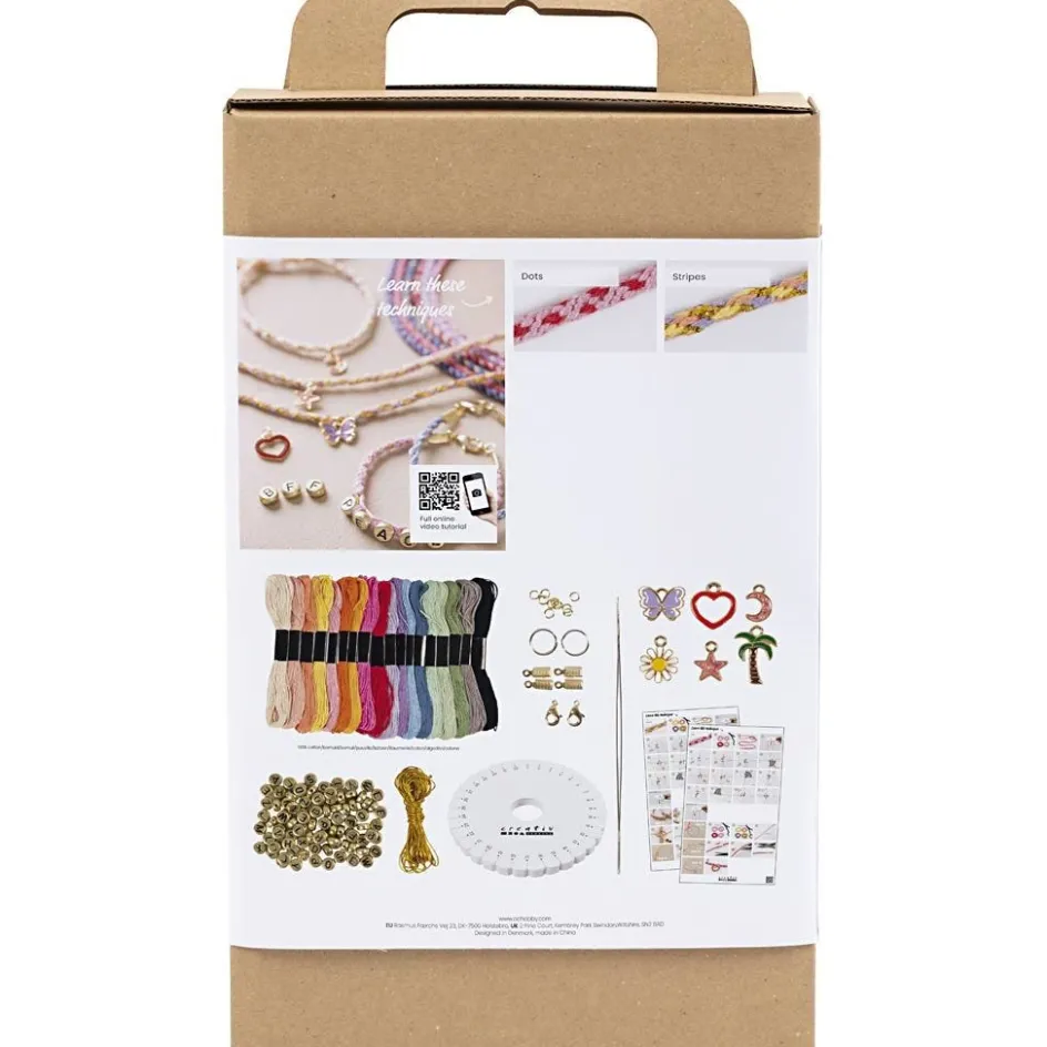 Creativ Company Starter Craft Kit Kumihimo| Chains, Cords, String And Wire|Diy-Kits, Beads And Jewellery Making