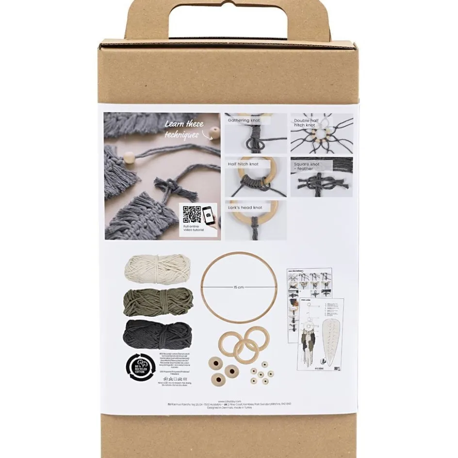 Creativ Company Starter Craft Kit Macramé| Macramé|Diy-Kits, Textiles And Yarn