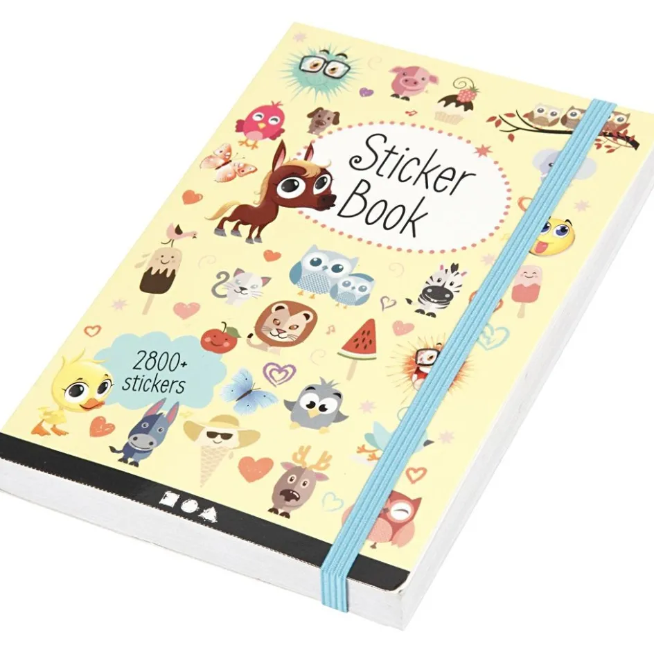 Creativ Company Sticker Book| Basic Items And Tools|Stickers And Vintage Die-Cuts