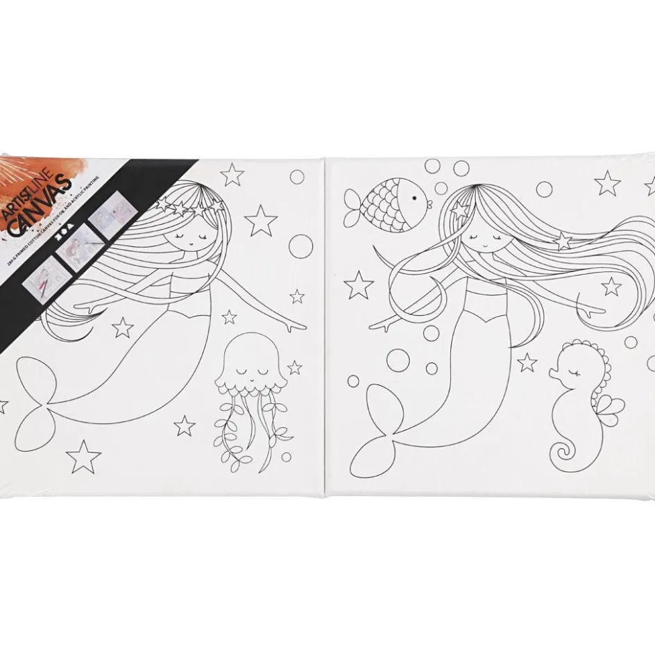Creativ Company Stretched Canvas With Print| Advent Gifts And Calendar Gifts|Canvases