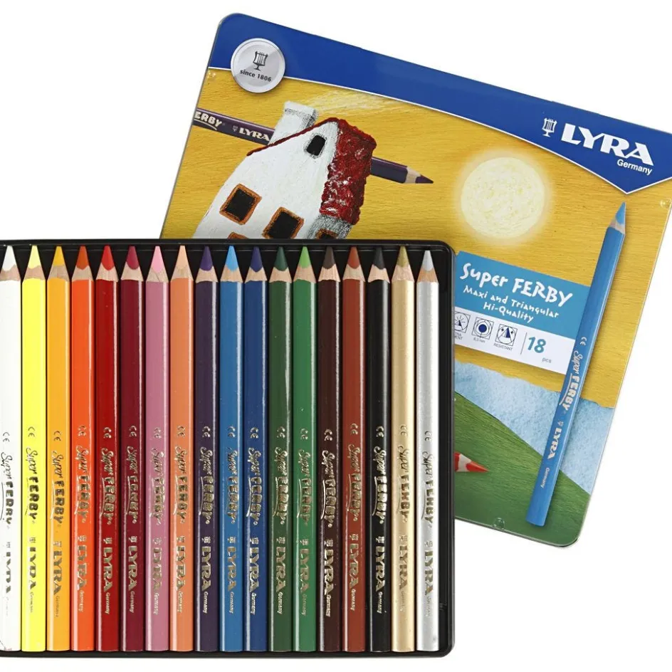Lyra Super Ferby 1 colouring pencils| Pencils And Chalks