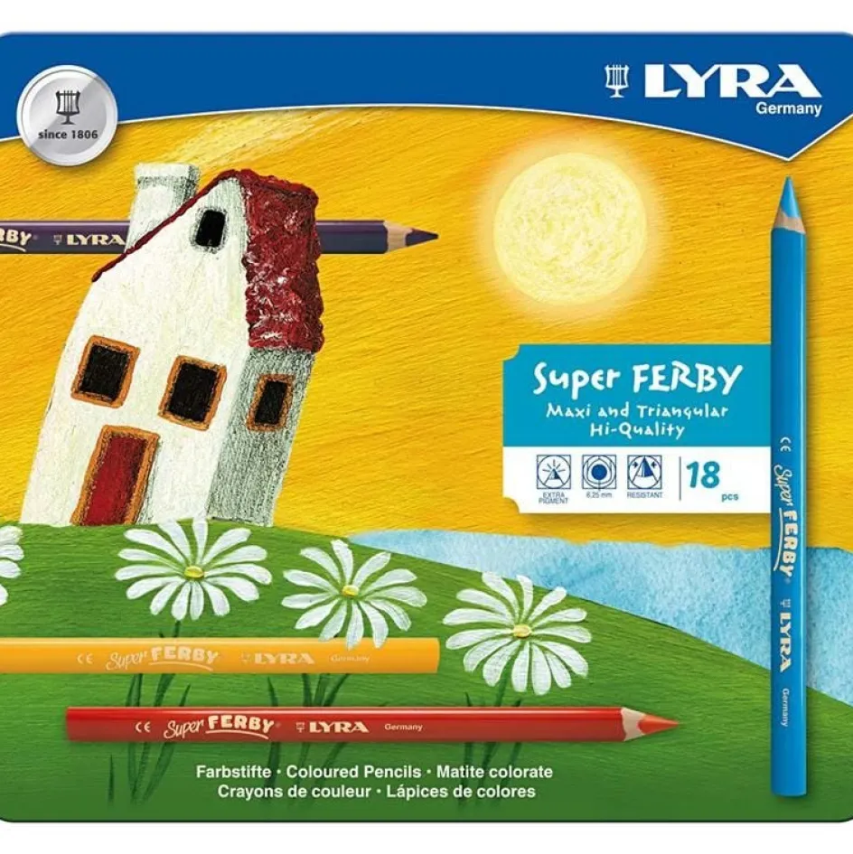 Lyra Super Ferby 1 colouring pencils| Pencils And Chalks