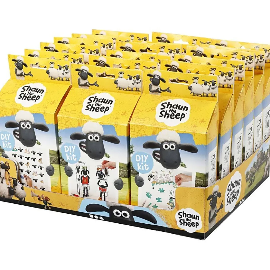 Shaun the Sheep Table display with material kits| Paper Decorations And Paper Figures|Paper And Card