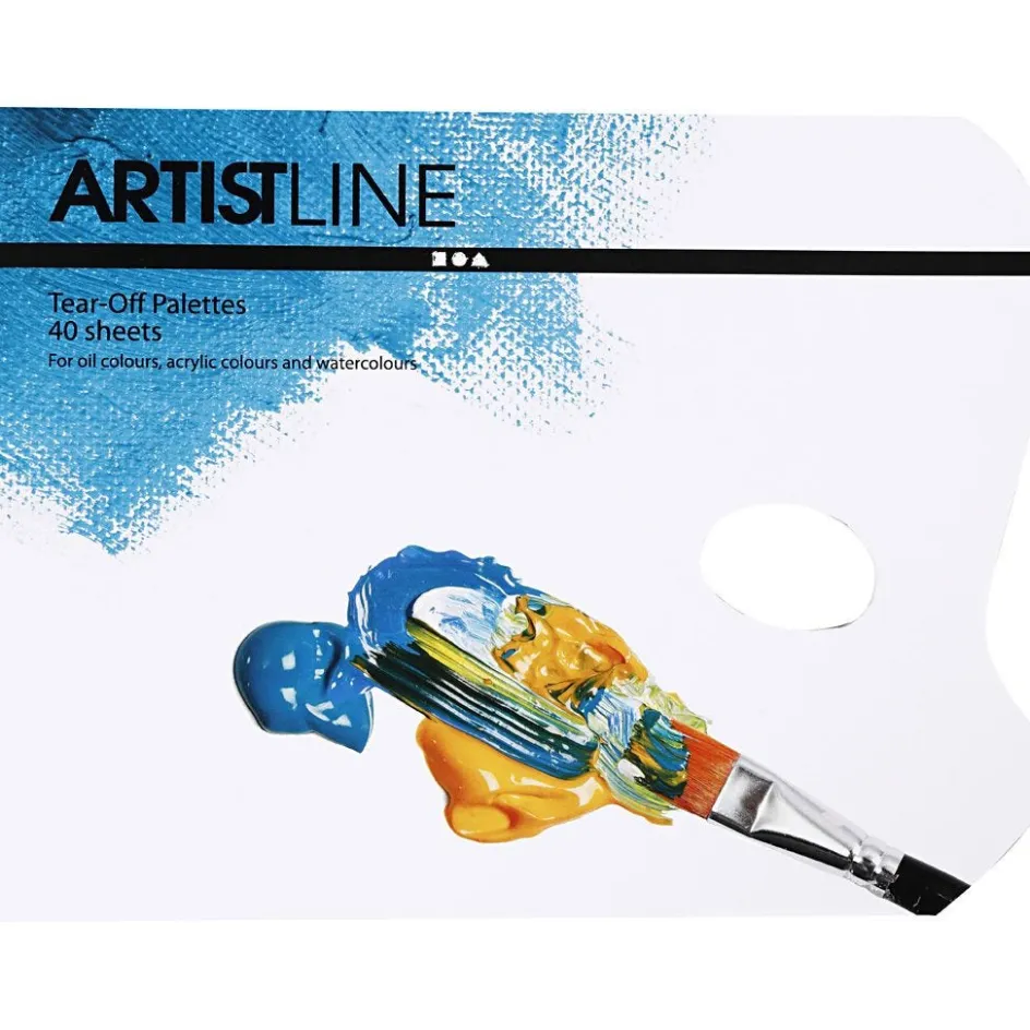 Creativ Company Tear-Off Palettes| Brushes, Spatulas And Pallets