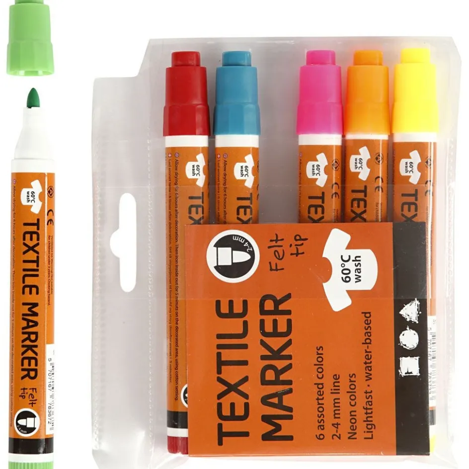 Creativ Company Textile Markers| Textile Decoration