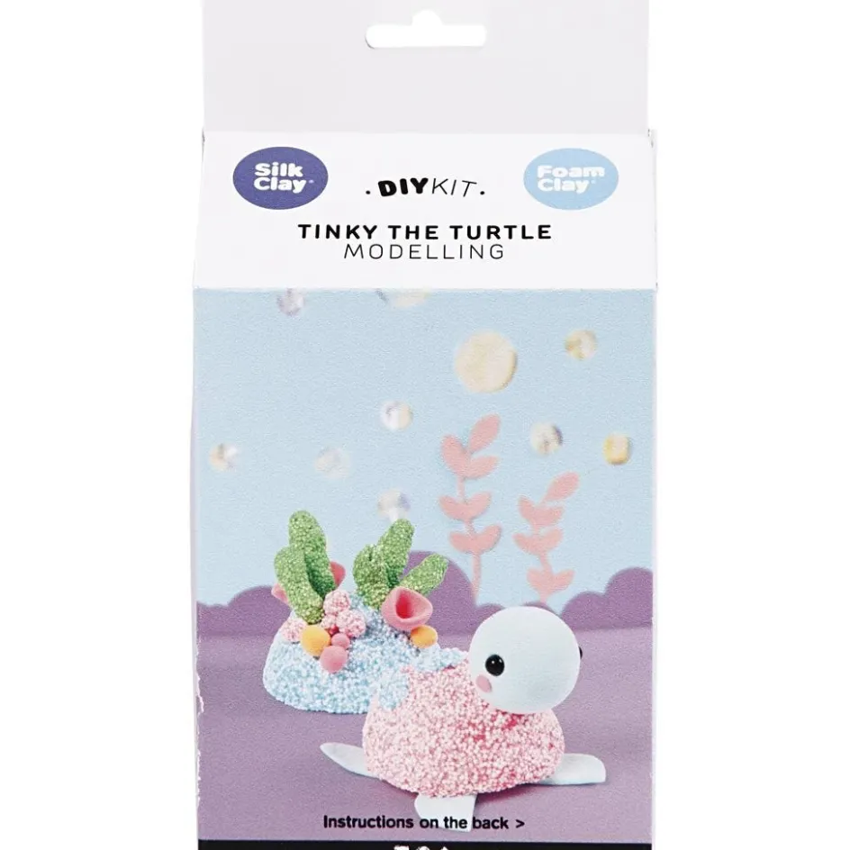 Creativ Company Tinky the Turtle| Advent Gifts And Calendar Gifts|Air Drying Clay And Modelling Compounds