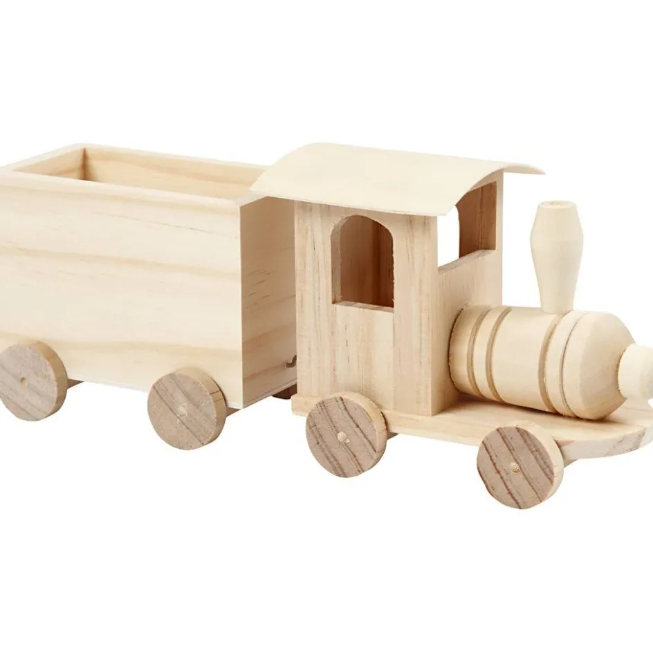 Creativ Company Toy train with carriage| Decorative Houses And Vehicles