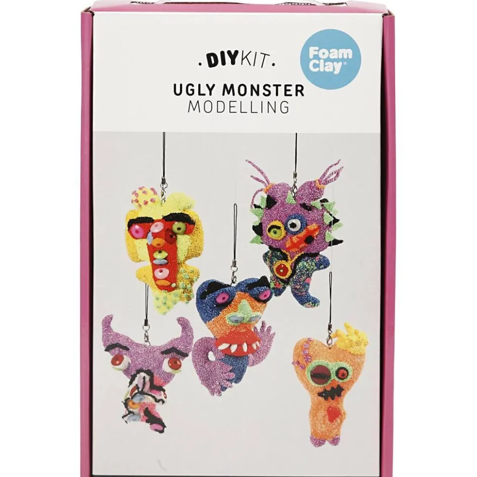 Foam Clay Ugly Monsters| Air Drying Clay And Modelling Compounds|Diy-Kits, Modelling And Casting