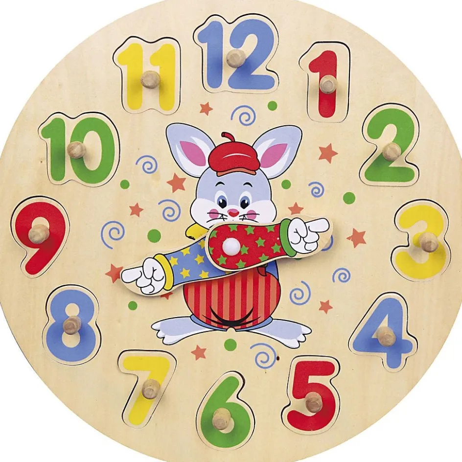 VIGA clock jigsaw puzzle| Indoor Play