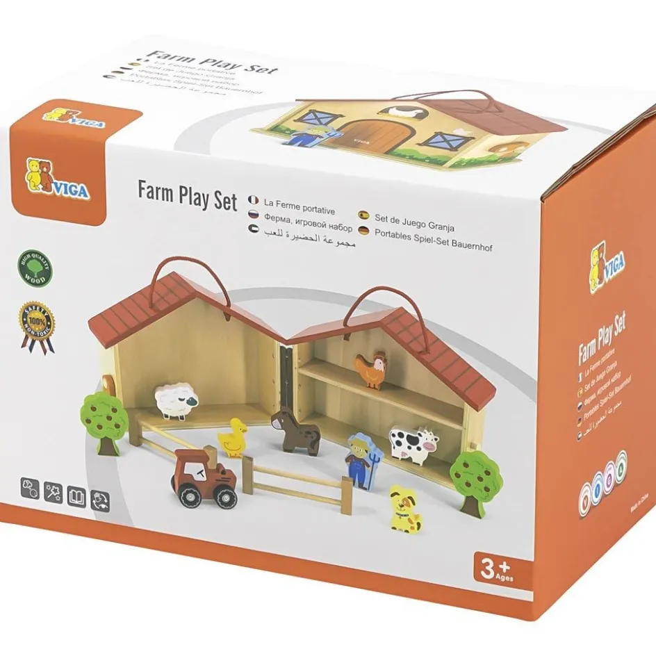 VIGA Farm Set| Indoor Play