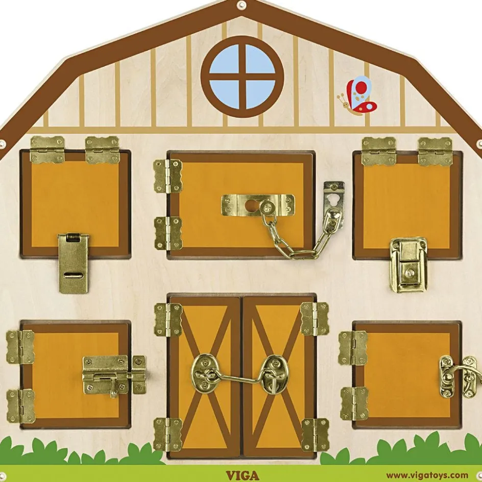 VIGA house latches activity board| Indoor Play