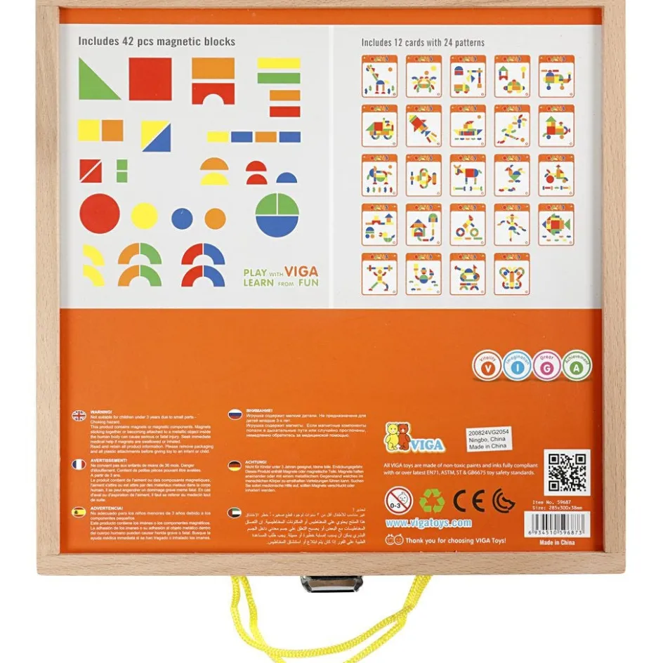VIGA Magnetic Activity Set| Indoor Play