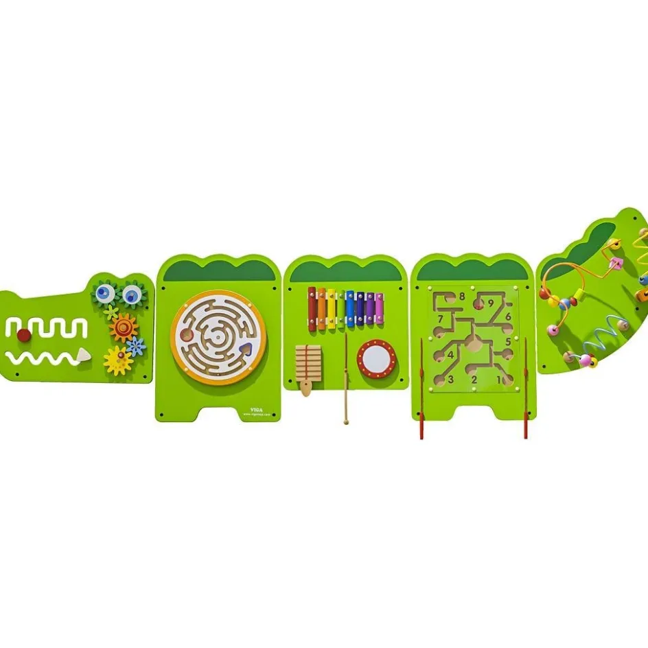VIGA play wall with crocodile design| Indoor Play