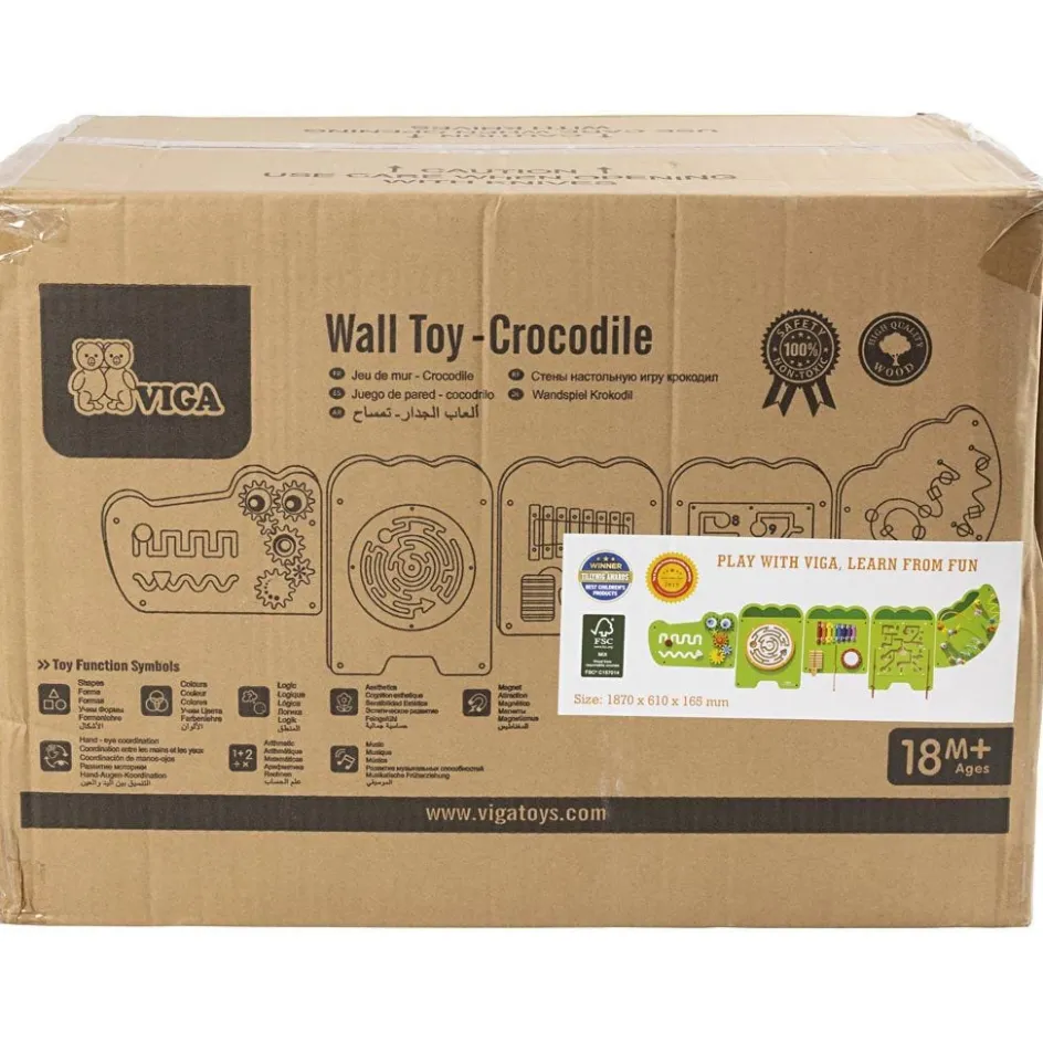VIGA play wall with crocodile design| Indoor Play