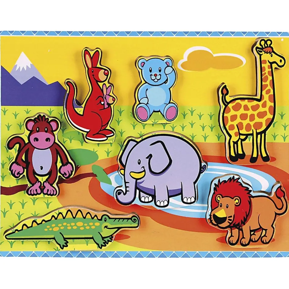 VIGA Sturdy Wooden Jigsaw Puzzle| Indoor Play