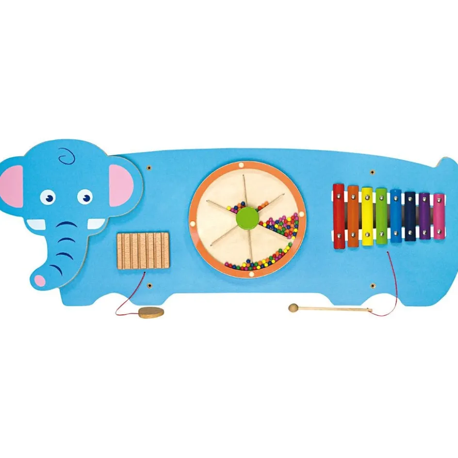 VIGA wooden activity board with elephant| Indoor Play