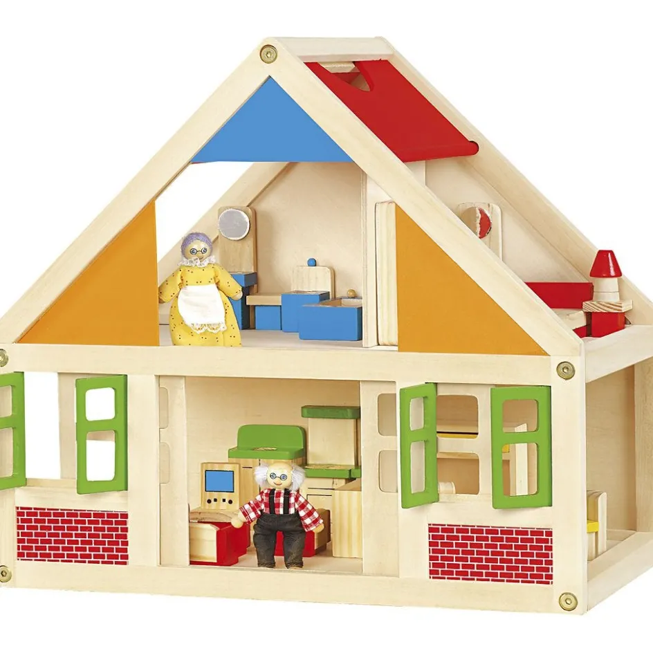 VIGA wooden doll's house| Indoor Play