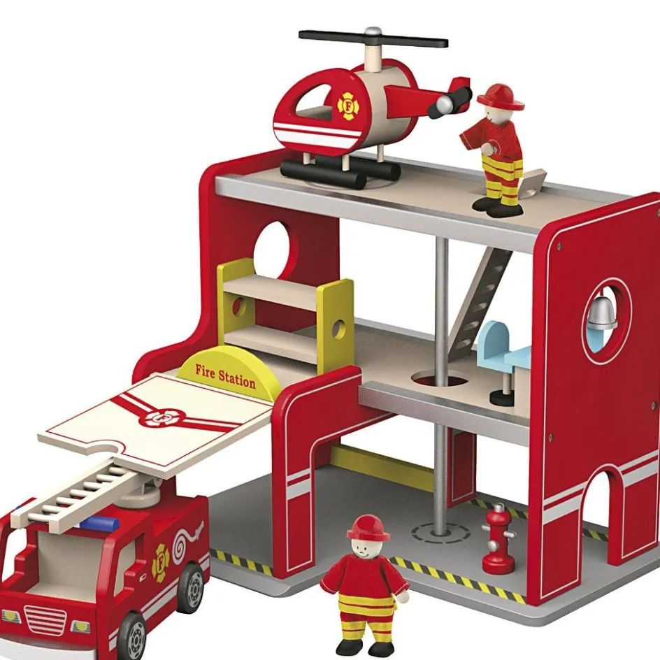 VIGA wooden fire station| Indoor Play