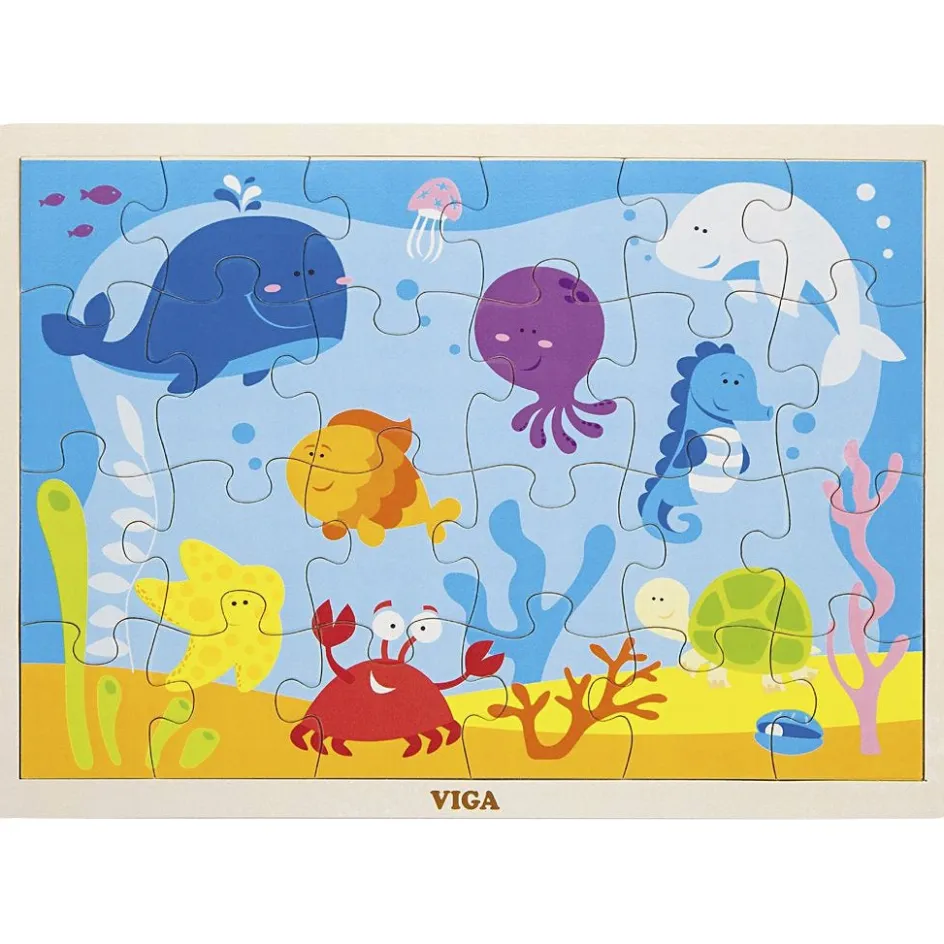 VIGA Wooden Jigsaw Puzzles| Indoor Play