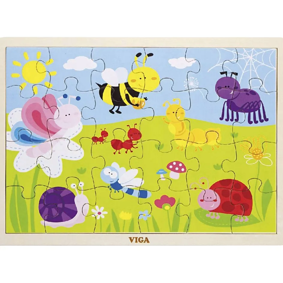 VIGA wooden jigsaw puzzles| Indoor Play