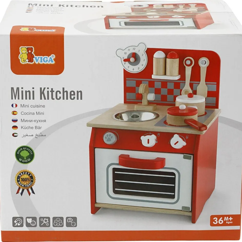 VIGA wooden mini kitchen| Indoor Play