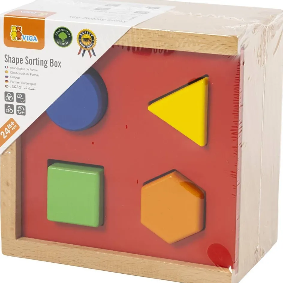 VIGA wooden shape sorter| Indoor Play