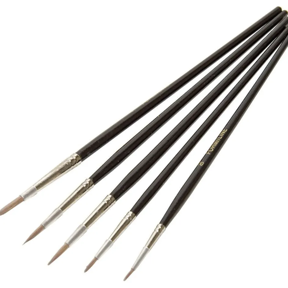 Creativ Company Watercolour brush set made from imitation marten hair| Watercolour Paints