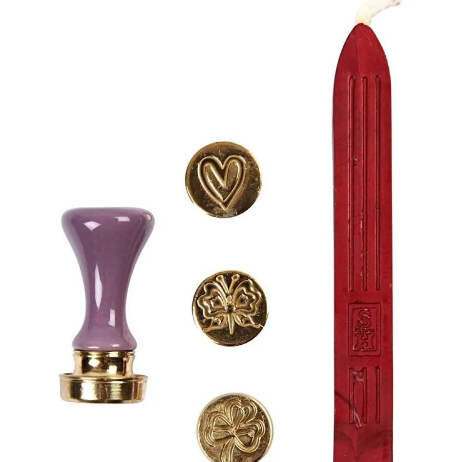 Creativ Company Wax Seal Set| Glitter, Foil And Seals