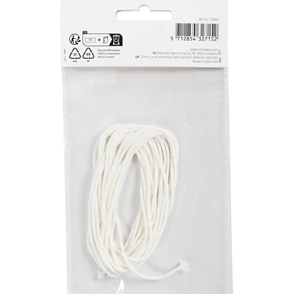 Creativ Company Wick for Beeswax Sheets| Candle Casting