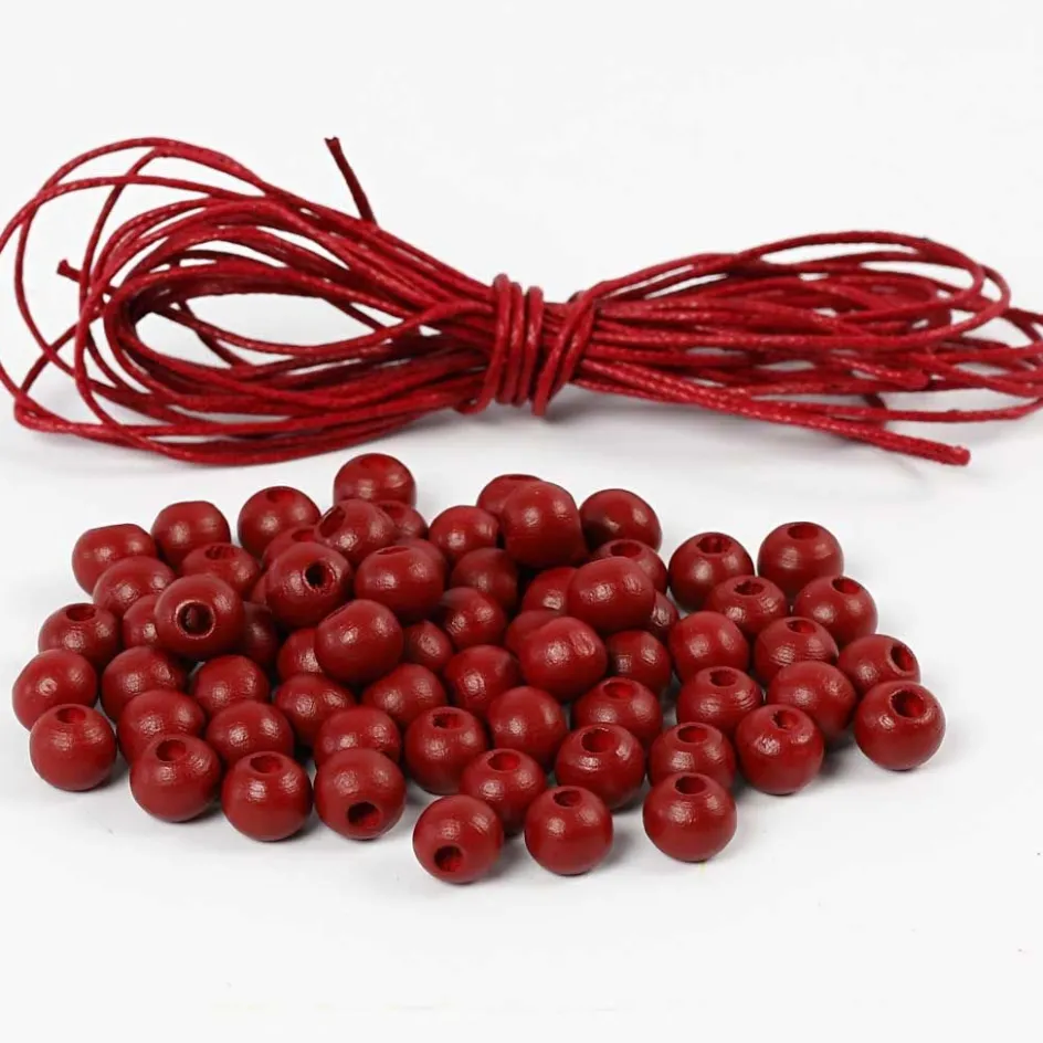 Vivi Gade Wooden Beads and Cotton Cord| Beads