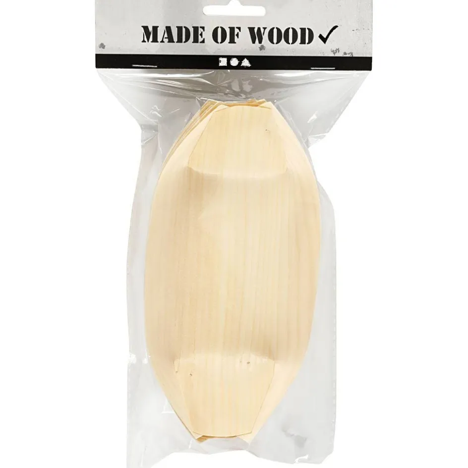Creativ Company Wooden Boat Plates| Equipment And Utensils