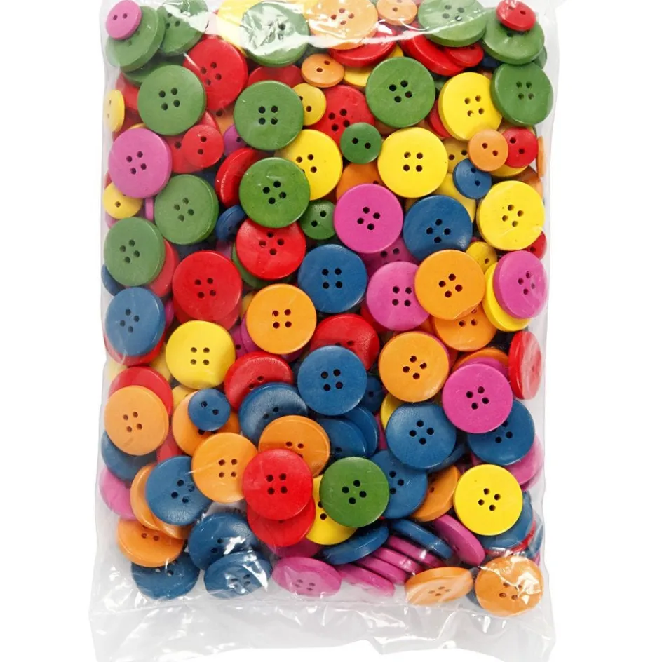 Creativ Company Wooden Buttons| Sewing Accessories And Tools