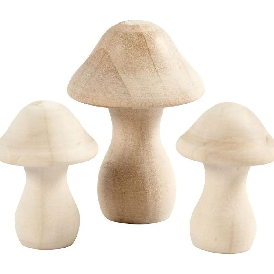Creativ Company Wooden Mushrooms| Miniature