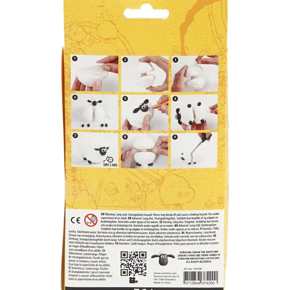 Shaun the Sheep Yoyo| Air Drying Clay And Modelling Compounds|Diy-Kits, Modelling And Casting
